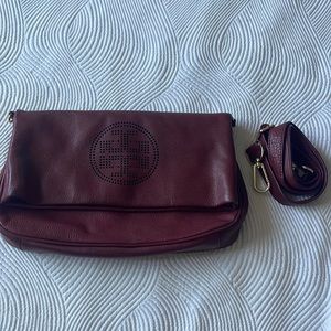 Authentic Tory Burch Fold Over Crossbody